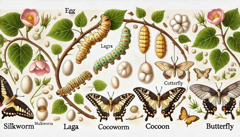 Gusanos de seda: de la larva a la mariposa, todo lo que necesitas saber